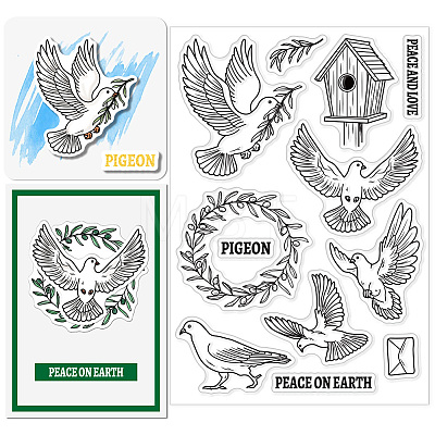 Custom PVC Plastic Clear Stamps DIY-WH0618-0115-1