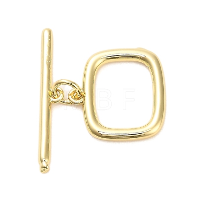 Brass Toggle Clasps KK-L229-011G-1