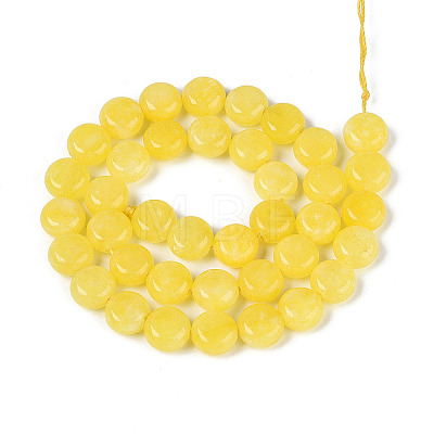 Dyed Natural White Jade Beads Strands G-T143-16K-1