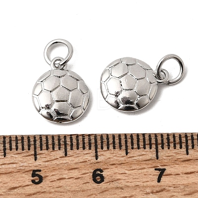 Sports Brass Charms KK-A289-04C-P-1