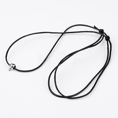 Cowhide Leather Cord Necklace Making X-NJEW-JN01692-1
