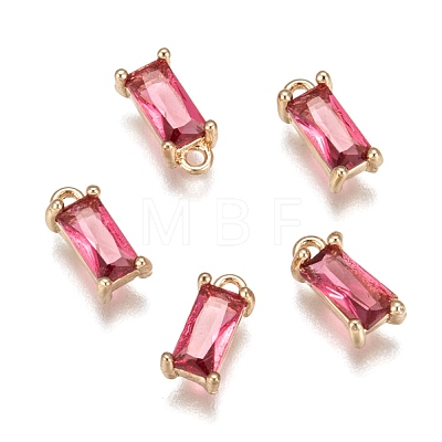 Transparent Glass Charms X-GLAA-T007-13F-1