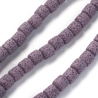 Natural Lava Rock Beads Strands G-F671-04A-06-1
