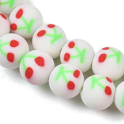Handmade Polymer Clay Beads Strands PY-CBAEC33-02L-1