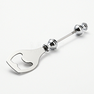 201 Stainless Steel Beadable Bottle Opener FIND-G060-02-1
