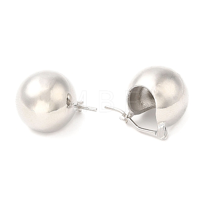 Rack Plating Brass Hoop Earrings for Women EJEW-Q770-21P-1