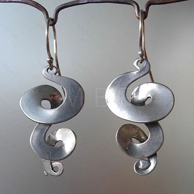 Alloy Hoop Earrings FS-WG733CB-11-1