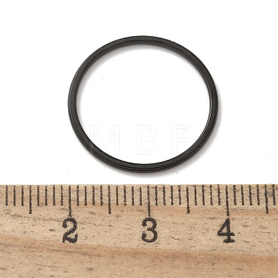 304 Stainless Steel Plain Band Rings STAS-I160-F03-EB-1