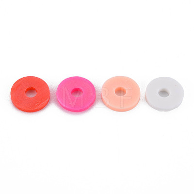 4 Colors Handmade Polymer Clay Beads CLAY-N011-032-34-1
