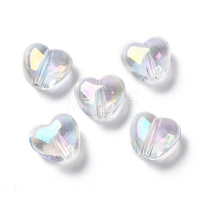 Transparent Acrylic Beads MACR-F079-02-1