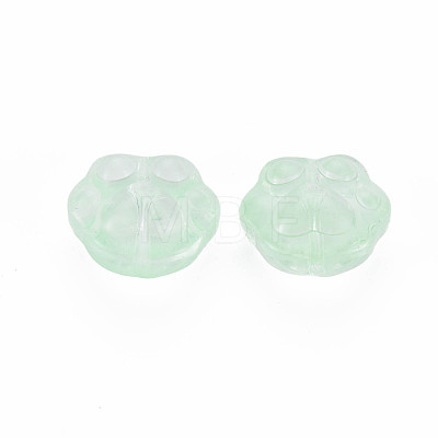 Transparent Baking Painted Glass Beads GLAA-S190-021-A05-1