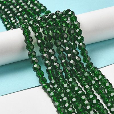 Transparent Glass Beads EGLA-A035-T8mm-D10-1