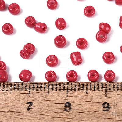 Baking Paint Glass Seed Beads SEED-S002-K5-1