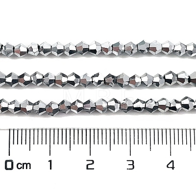 Transparent Electroplate Glass Beads Strands EGLA-A039-T3mm-UA05-1