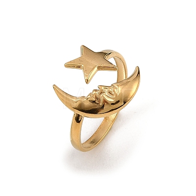 Brass Cuff Open Rings for Women KK-CBA8D1E-02B-G-1