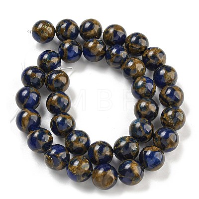 Synthetic Gold Clinquant Stone Beads Strands G-P549-A01-03A-1