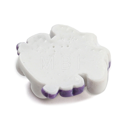 Opaque Resin Cute Puppy Cabochons CRES-P026-BM-1