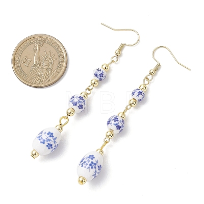 Brass Dangle Earrings EJEW-JE06739-01-1