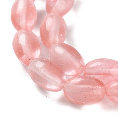 Cherry Quartz Glass Beads Strands G-I369-B22-01B-1