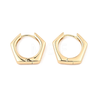 Brass Hoop Earrings EJEW-I289-21B-G-1