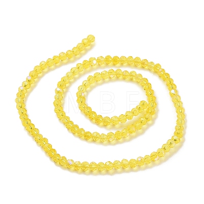 Electroplate Glass Beads Strands X1-EGLA-A034-T6mm-L02-1