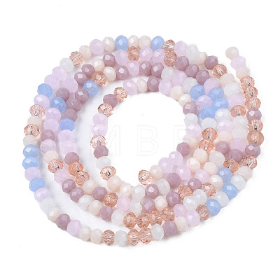 Opaque Glass Beads Strands GLAA-T006-07-A09-1