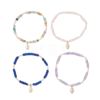 304 Stainless Steel Charm Bracelets BJEW-JB13091-1