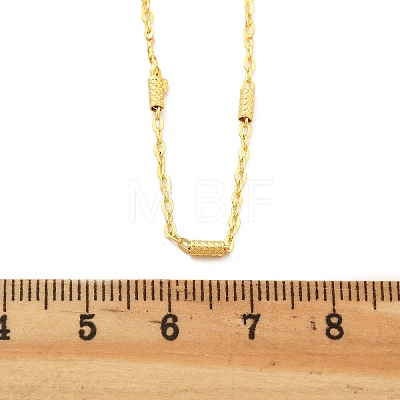 Brass Cable Chain Necklaces for Women NJEW-D302-19G-1