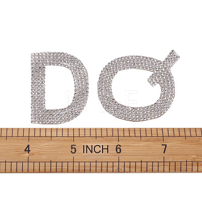 Craftdady Glitter Hotfix Rhinestone DIY-CD0001-10D-1