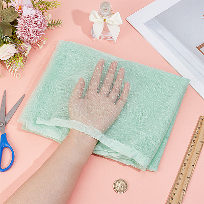 Polyester Mesh Fabric DIY-WH20062-158C-1