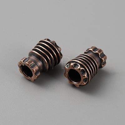 Brass EDC European Beads KK-WH0081-63R-1