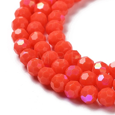 Opaque Glass Beads Strands EGLA-A035-P4mm-L03-1