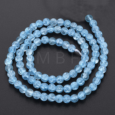 Crackle Glass Beads Strands GLAA-S192-D-006C-1