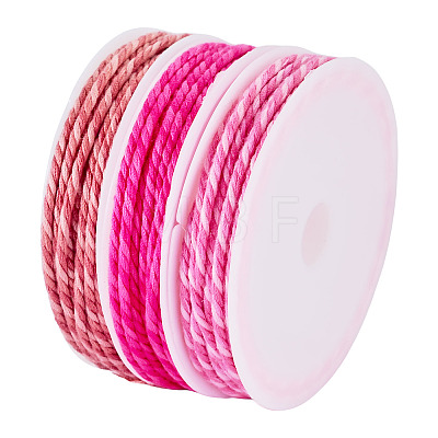10.5M 3 Colors Braided Polyester Cord OCOR-TA0003-83C-1