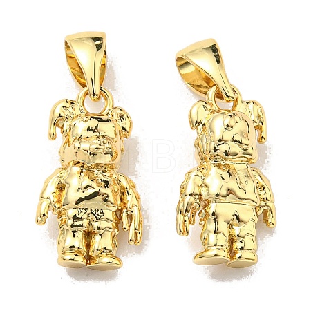 Rack Plating Brass links KK-D023-16G-1
