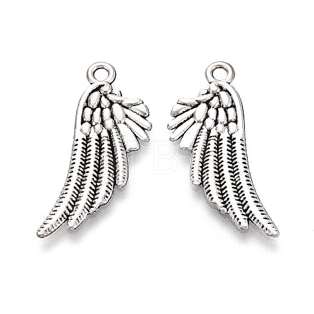 Tibetan Style Alloy Pendants TIBE-N014-13AS-1