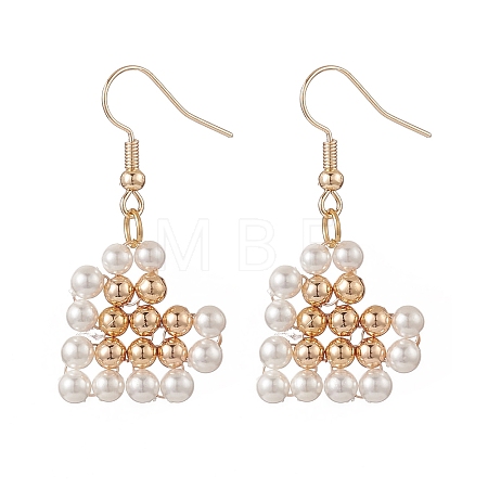Natural Pearl Dangle Earrings EJEW-JE05210-02-1