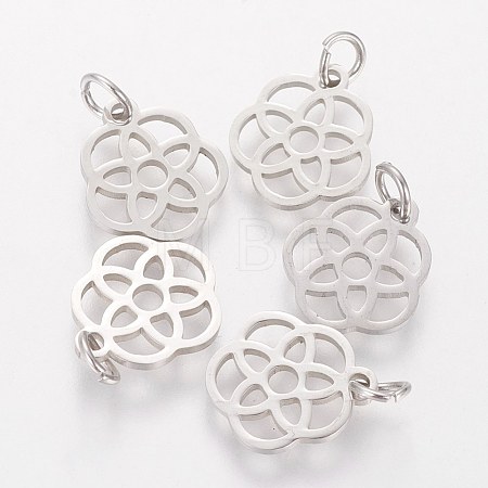 Tarnish Resistant 304 Stainless Steel Pendants STAS-Q201-T454S-1