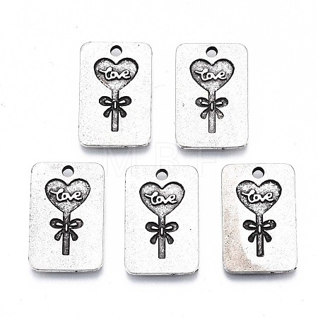 Tibetan Style Alloy Pendants PALLOY-Q441-058-RS-1