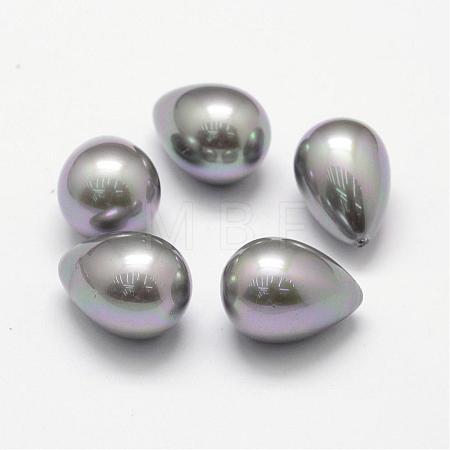 Rainbow Plated Shell Pearl Beads BSHE-L032-03-1