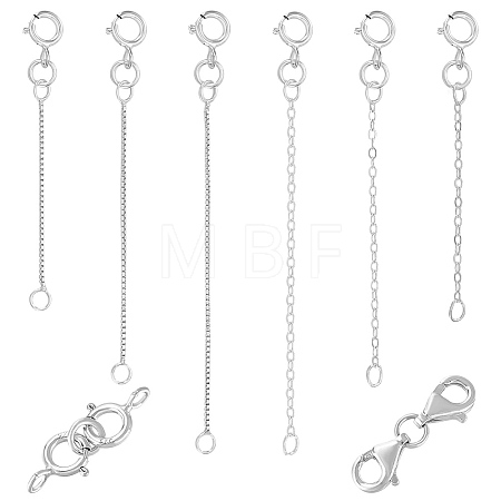 925 Sterling Silver Ends with Chain FIND-GA00001-1