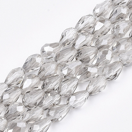 Electroplate Glass Beads Strands EGLA-T013-05K-1