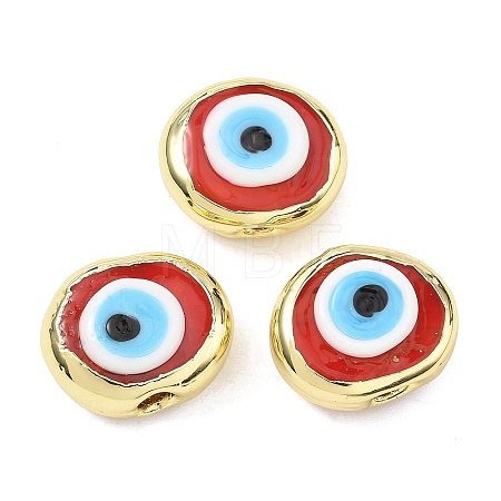 Handmade Evil Eye Lampwork Beads LAMP-D006-08G-07-1