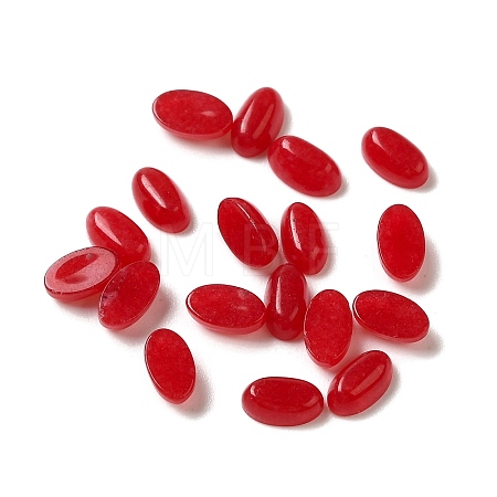Natural White Jade Dyed Cabochons G-F772-01A-05-1