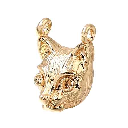 Brass Connector Charms KK-N290-32G-1