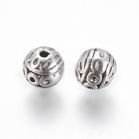 Tibetan Style Beads X-PALLOY-ZN191-AS-FF-1
