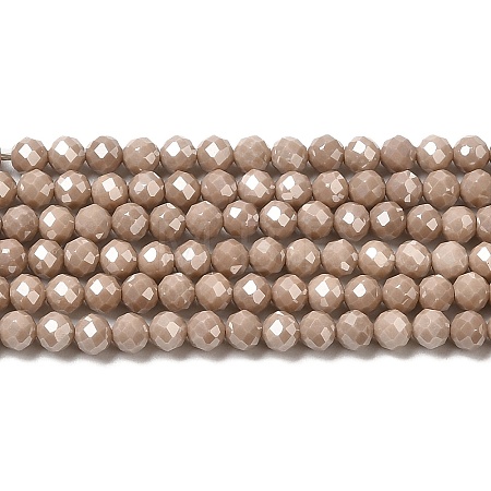 Cubic Zirconia Bead Strands ZIRC-P109-02A-09-1
