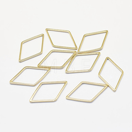 Long-Lasting Plated Brass Linking Rings KK-K193-128G-NF-1