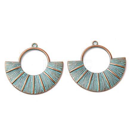 Tibetan Style Alloy Pendants FIND-B055-02F-1