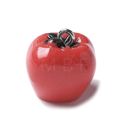 Resin Iron Pendants RESI-D280-11-1